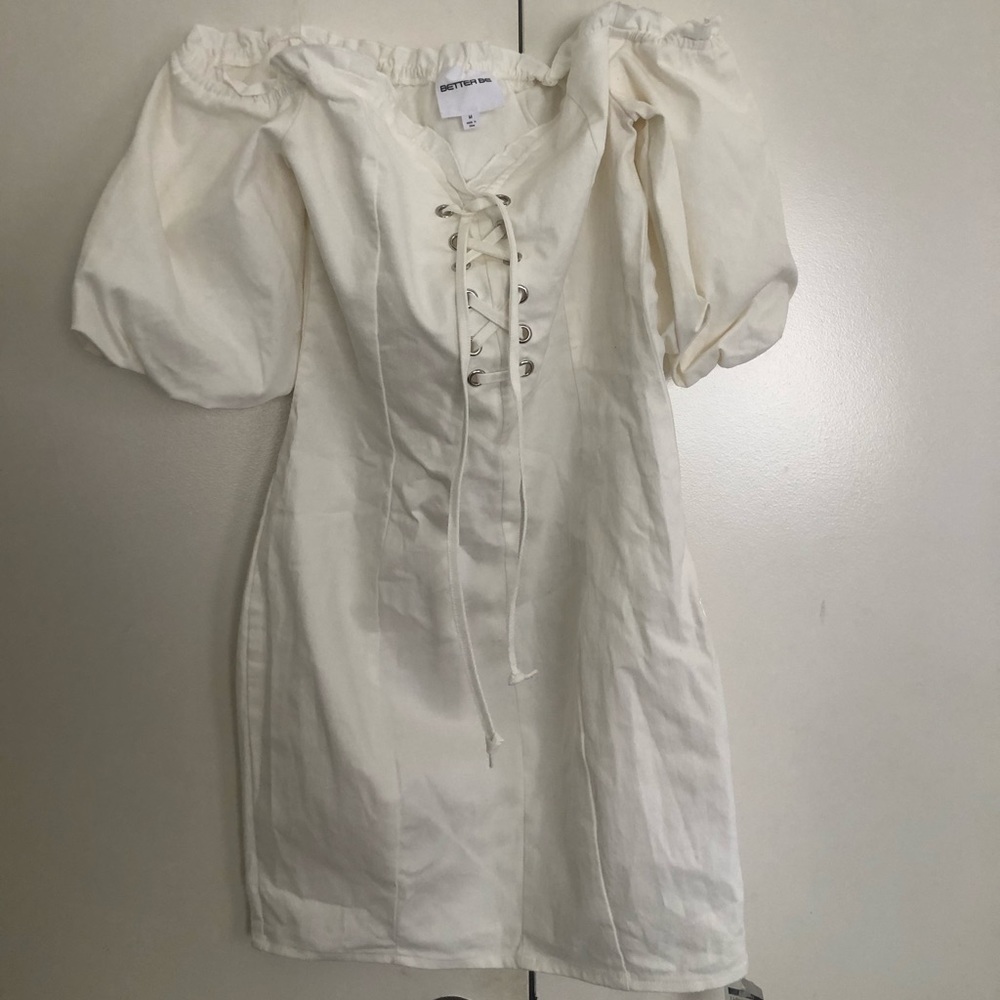 White Flowy Dress